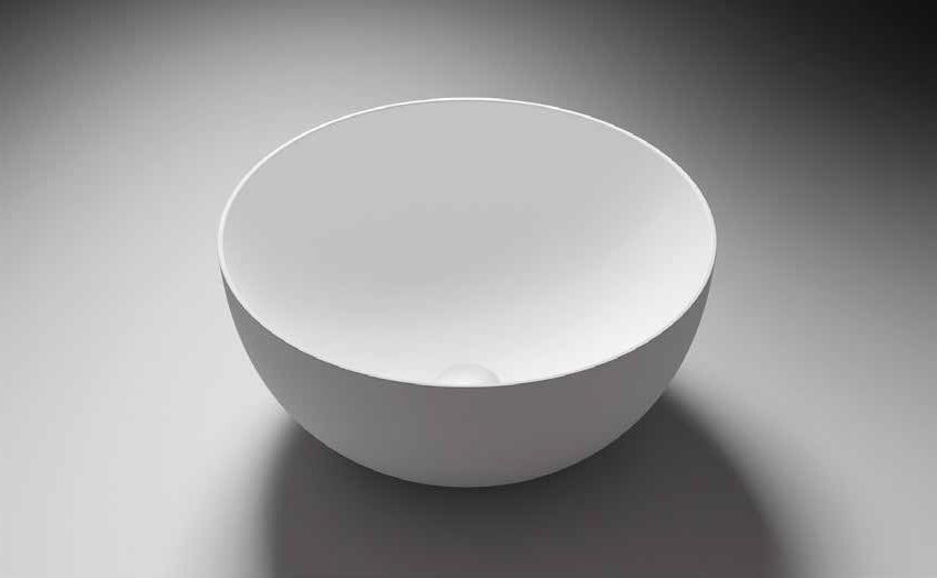big bowl in solid surface