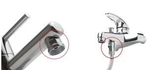 Heet water begrenzer voor de wastafel