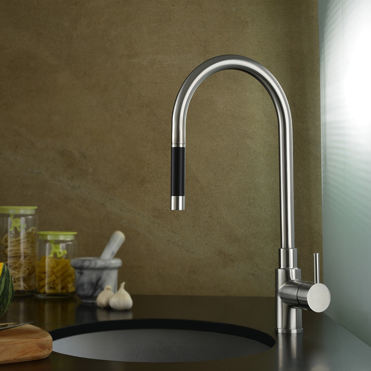 RVS Cucina eenhendel keuken mengkraan