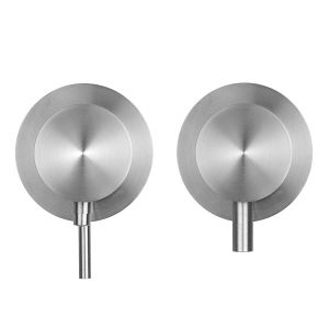 RVS inbouw thermostaat 2 weg