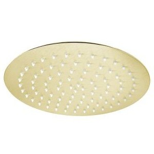 RVS Regendouche rond 50 cm en 6mm dik in Goud